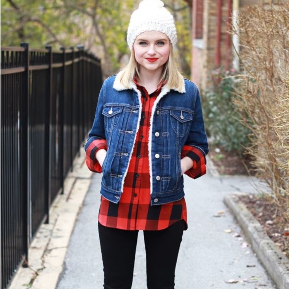 Sherpa Lined Jean Jacket